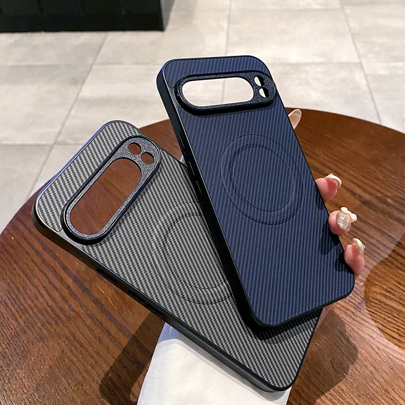 حافظة حماية ممتازة غير لامعة لهاتف Google Pixel 10 9 8 7 9a 8a Pro XL غطاء هاتف شحن لاسلكي مغناطيسي مقاوم للصدمات