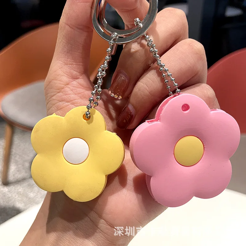 Creative Flower Shape Silicone Key Cover Keys Holder Bag Soft Petal Silica Gel Protective Key Protection Case for Teen Girls