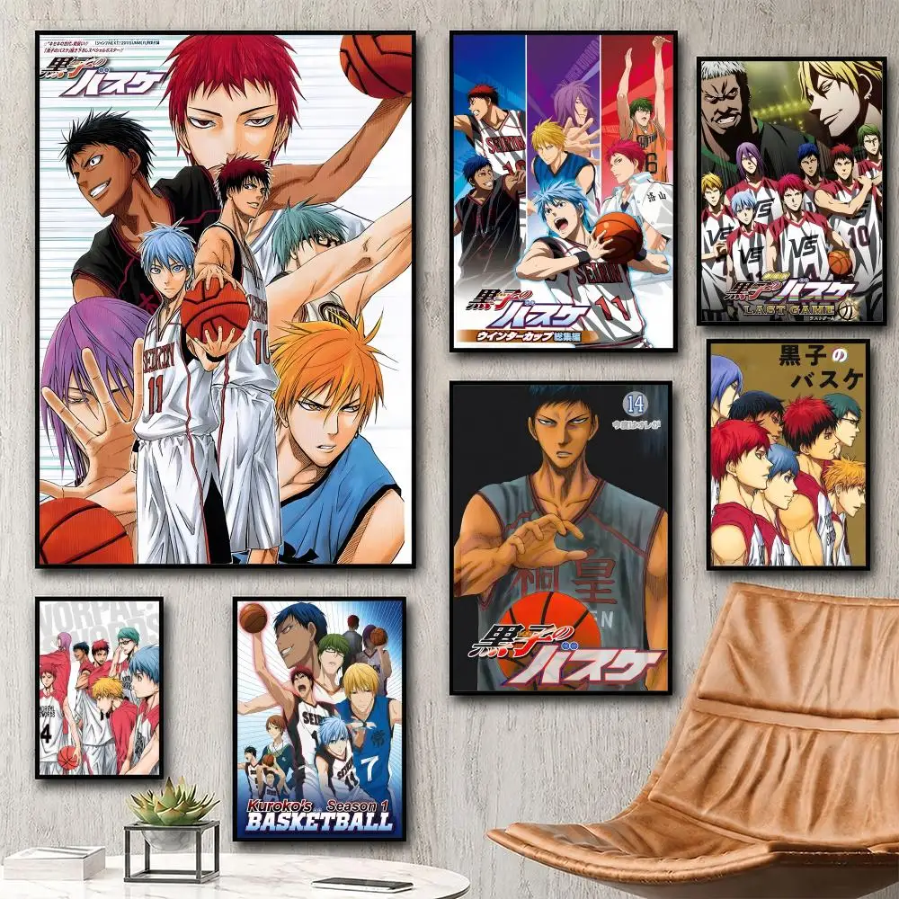 anime Kuroko's Basketball Poster Poster HD Waterproof Self-Adhesive Wall Art - Versatile Decor for Any Space|Perfect Gift Idea