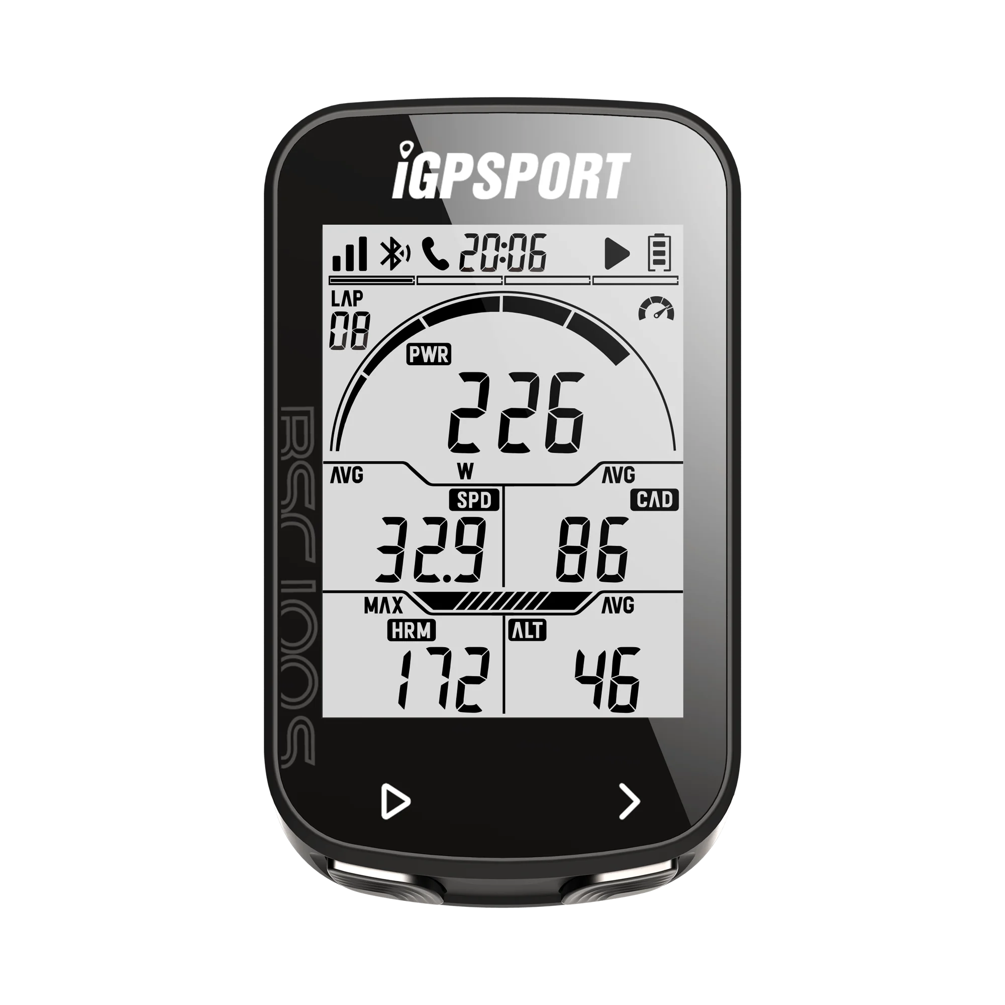 GPS-Fahrradcomputer IGPSPORT BSC100S Zyklus Drahtloser Tachometer Fahrrad Digitale Stoppuhr Radfahren Kilometerzähler Fahrradcomputer