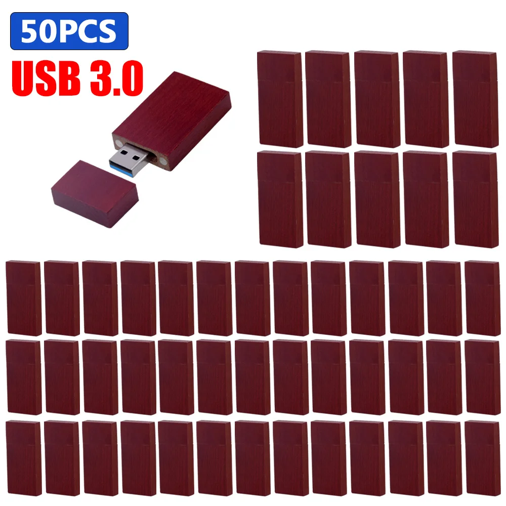 

50 шт./лот USB 3,0 флэш-накопитель 128 ГБ 64 ГБ бесплатный индивидуальный логотип памяти свадебный креативный подарок ручка-накопитель 32 ГБ16 ГБ8 ГБ деревянный cle usb
