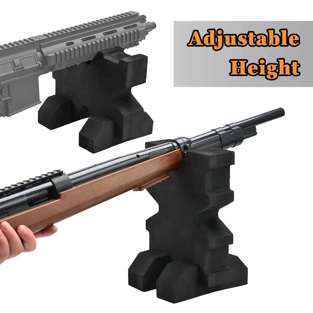 Soporte rifle con base espuma para banco tiro - imagen 3