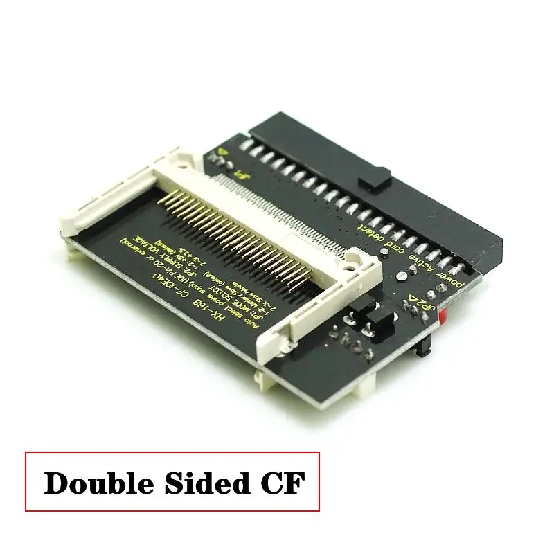 New Black Double Sided CF Card To 3.5 Female 40 Pin CF To IDE Adapter Converter Card Standard IDE True-IDE Mode For PC Hard Disk