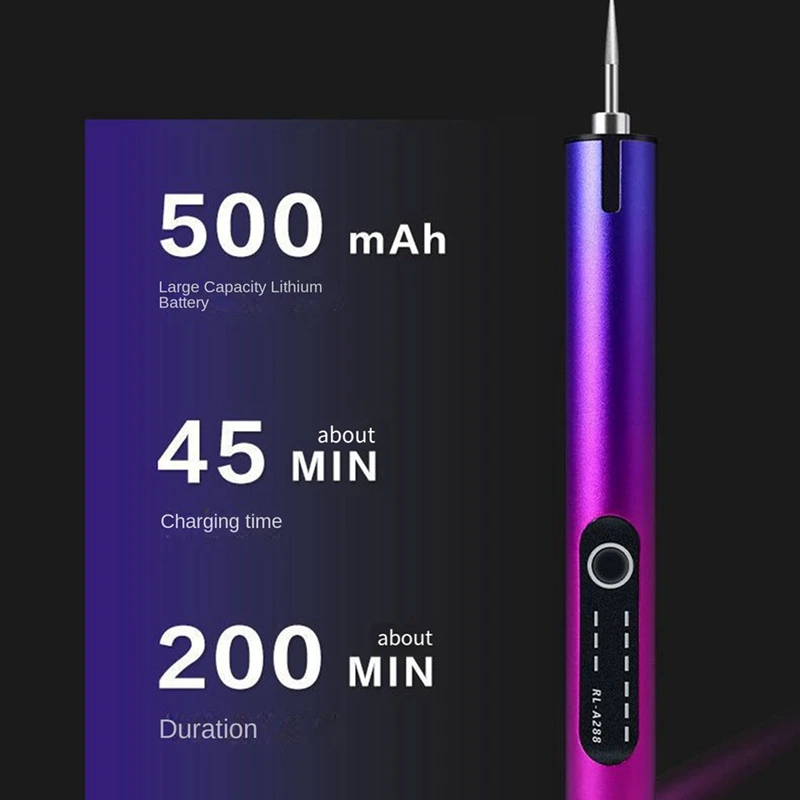 DIY Electric Mini Grinder Engraving Pen Wireless Grinder With Battery Wireless Micro-Rotary Tool For Drilling