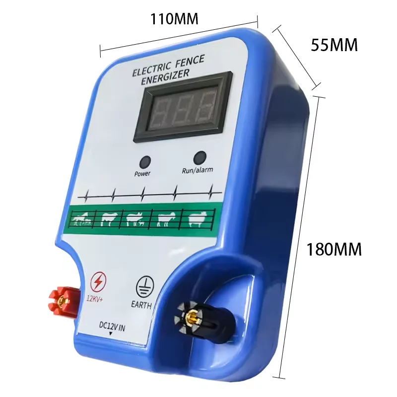 12V zasilacz bateria słoneczna ogrodzenie elektryczne energetyzowanie farmy specjalne ogrodzenie elektryczne do niewoli zwierząt