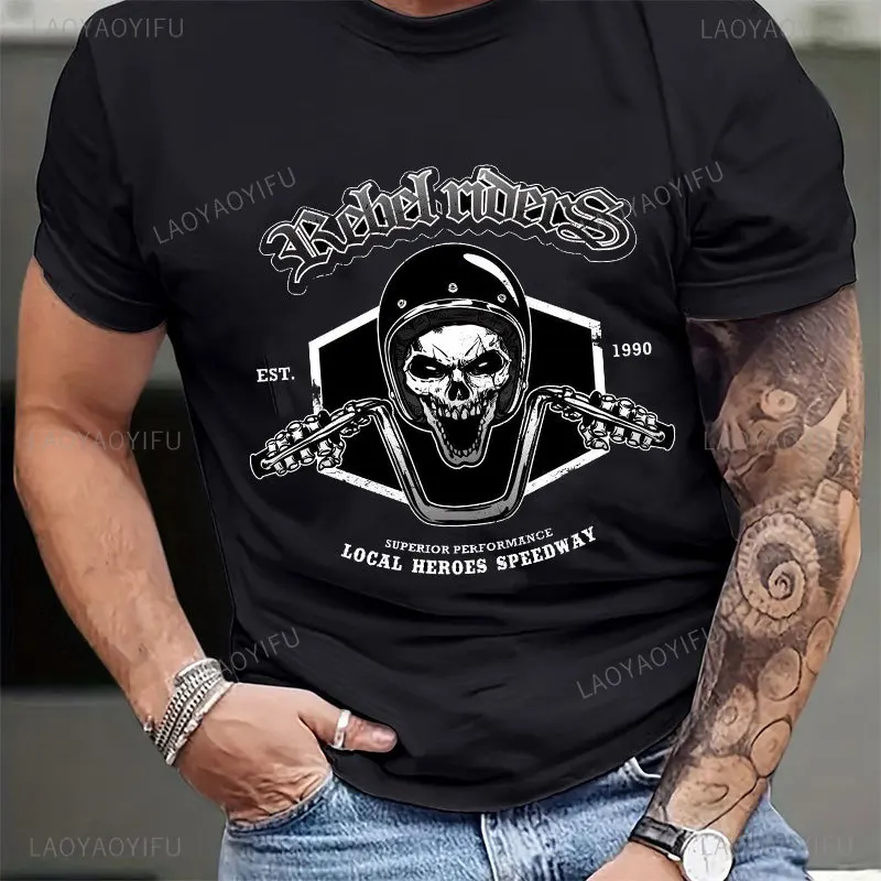 Jesus Modal T-Shirt New Schwarzes T Shirt Tops Old School Biker Iron Cross Skull Kreuz Dk109 Ride To Live Motorcycle Tee Shirt