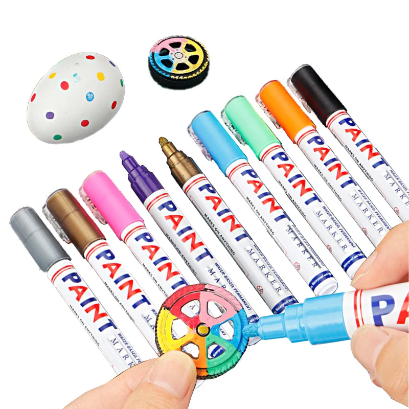 

Paint Pen Oily Waterproof Stackable Color Not Easy To Fade for Students' DIY Graffiti Painting Model Coloring Marking