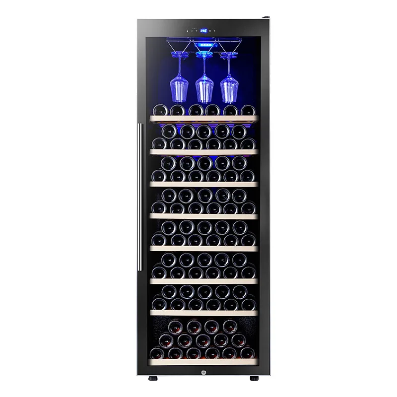 Manufacturer wholesale, constant temperature red wine Huan YC-270 compressor red wine cabinet (80-110) support