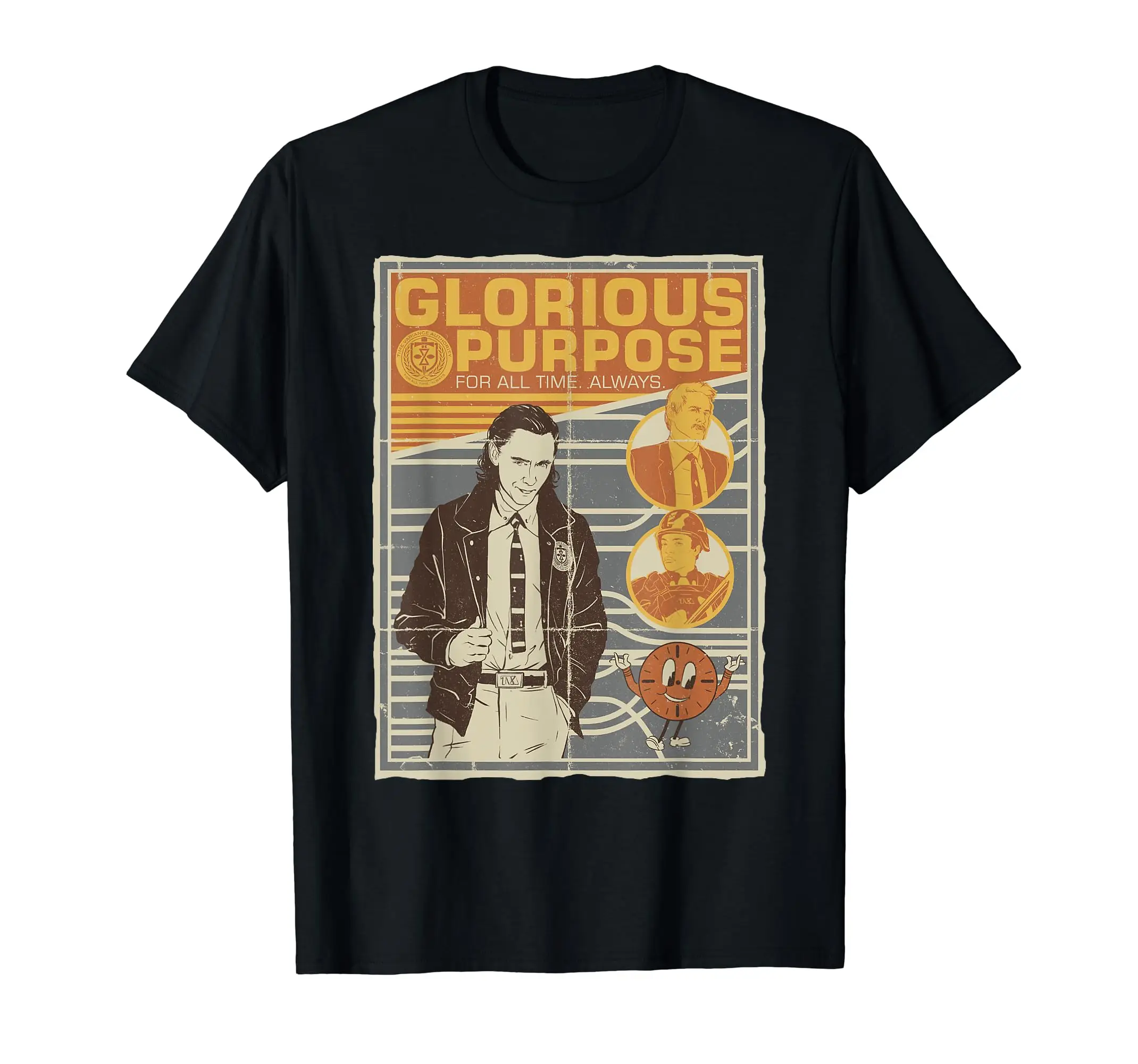 Loki Glorious Purpose TVA Poster T-Shirt