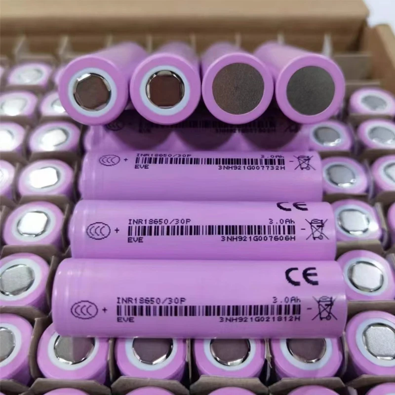 18650 30P 3000mAh 3.6V Lithium Battery 30A High Rate Rechargeable Cell for Power Tools AGV Electric Vehicles