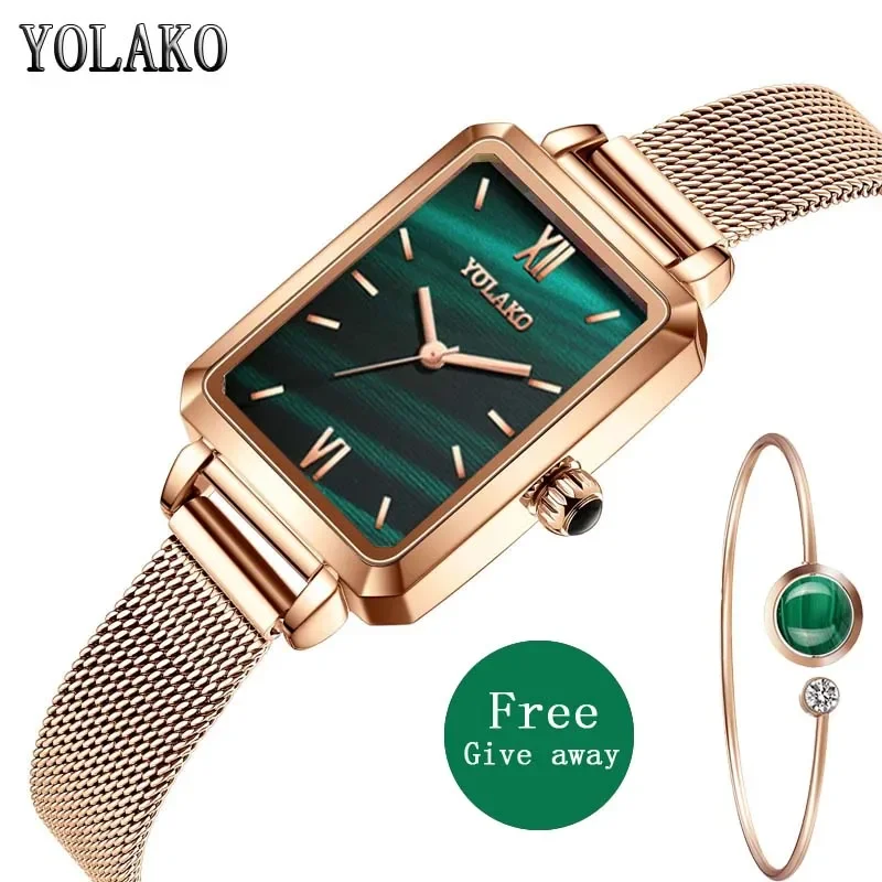 

New Women Watches Luxury Wrist watch bracelet Clock for Women Milanese Steel Lady Rose Gold Quartz Ladies Watch Relogio feminino