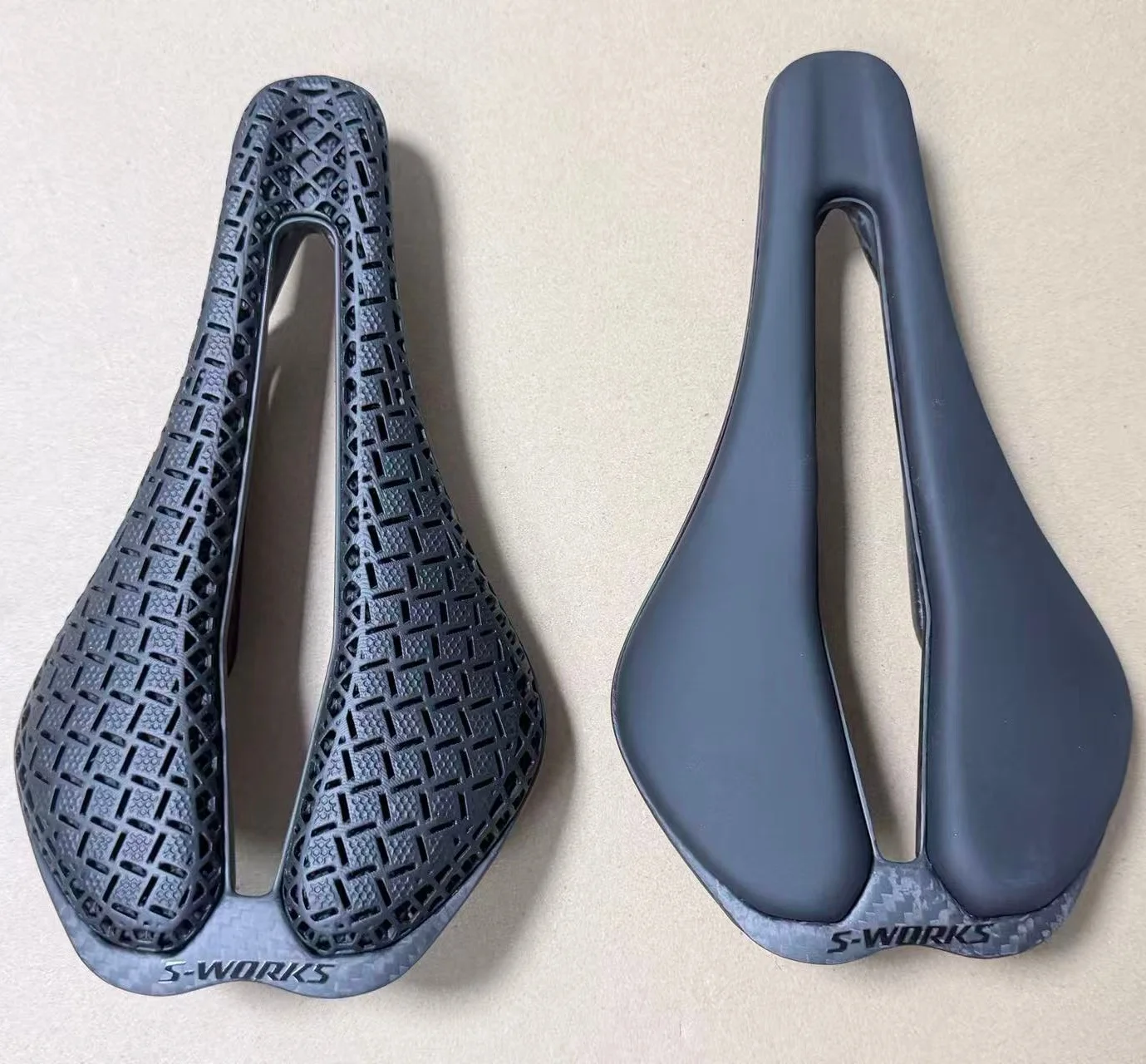 

3D-печатное велосипедное седло, ультралегкое, 137 г, карбоновое, 243x135 мм, для MTB, гравийных и шоссейных велосипедов, запчасти для велосипедов