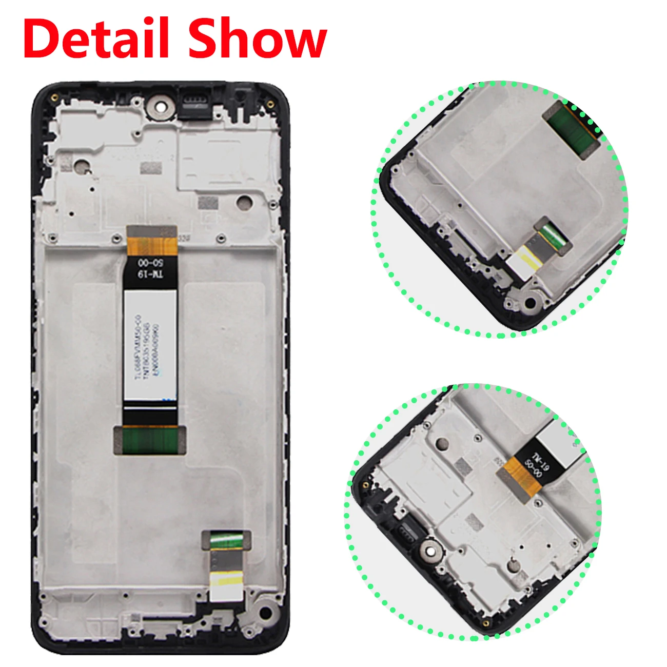 6.79\'Original Touch Screen For Xiaomi Redmi 12 Full With Frame 23053RN02A LCD Display Panel Digitizer Assembly Replacement Parts