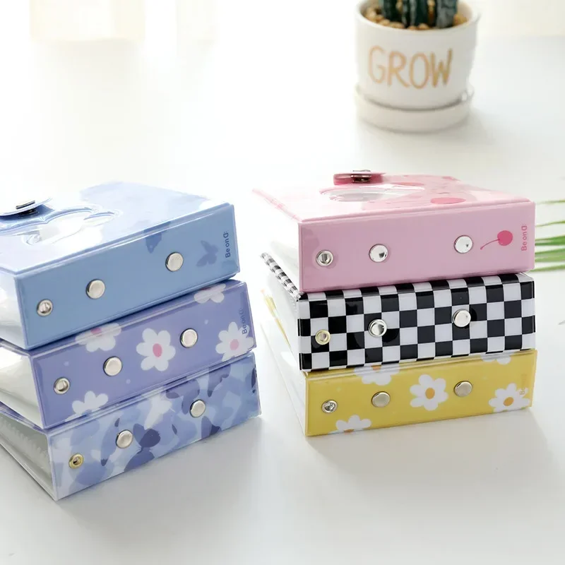 3 Inch Photo Album Love Heart Hollow photocard holder Kpop Card Binder Cute Bear Milk Album Instax Scrapbook Album Collect Book