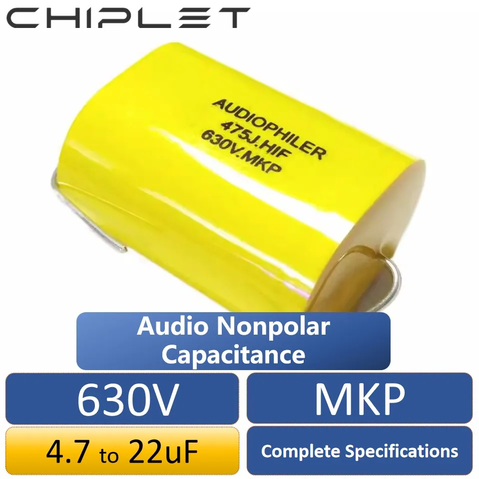 630V Axial Audio Nonpolar Capacitance MKP 5% (J)  5.6uF 6.8uF 8.2uF 10uF 15uF 20uF 565 685 825 106 156 206 Capacitor