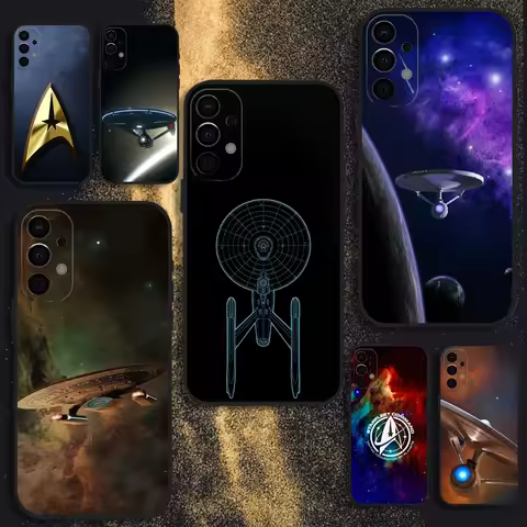 Star T-Trek tv Phone Case For Samsung S25,S24,S21,S22,S23,S30,Ultra,S20,Plus,Fe,Lite,Note,10,9,5G Black Cover