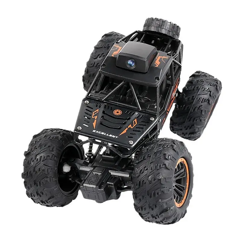1:18 FPV RC Car with 720P HD Camera Alloy Monster Truck 4WD Off
