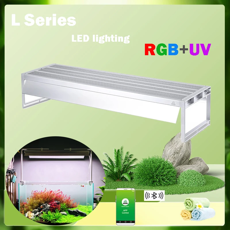 Week Aqua L Series WRGB UV Полный спектр растений Светодиодные фонари Лампы для аквариумов и аквариумов Аксессуары для аквариумов 60 см Week Aqua L Series WRGB UV Полный спектр растений Светодиодные фонари Лампы для аквариумов и аквариумов Аксессуары для аквариумов 60 см