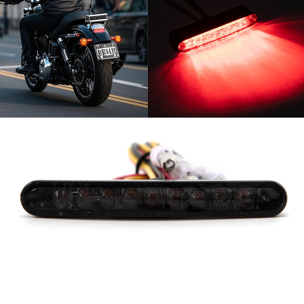 

Motorcycle 12V Mini Rear Brake LED Tail Stop Light Signal Lamp Indicator For Dirt Bike Motorbike Scooter ATV Decorative Lamp