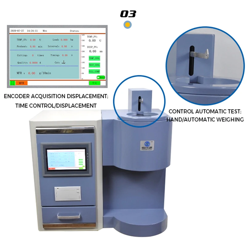 SKZ145 Plastic Iso1133 Price Mfi Plastometer Melt Flow Indexer Testing Machine Mfr And Mvr Manually