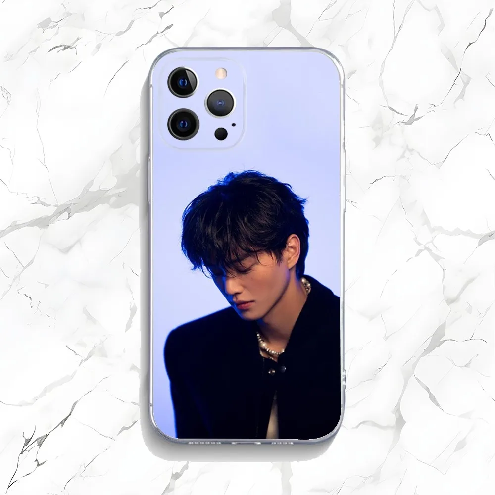 Song Kang Korean Actor Phone Case For iPhone 15,14,13,12,11 Plus,Pro,Max,XR,XS,X,7,8 Plus,SE,Mini Transparent Silicone Soft