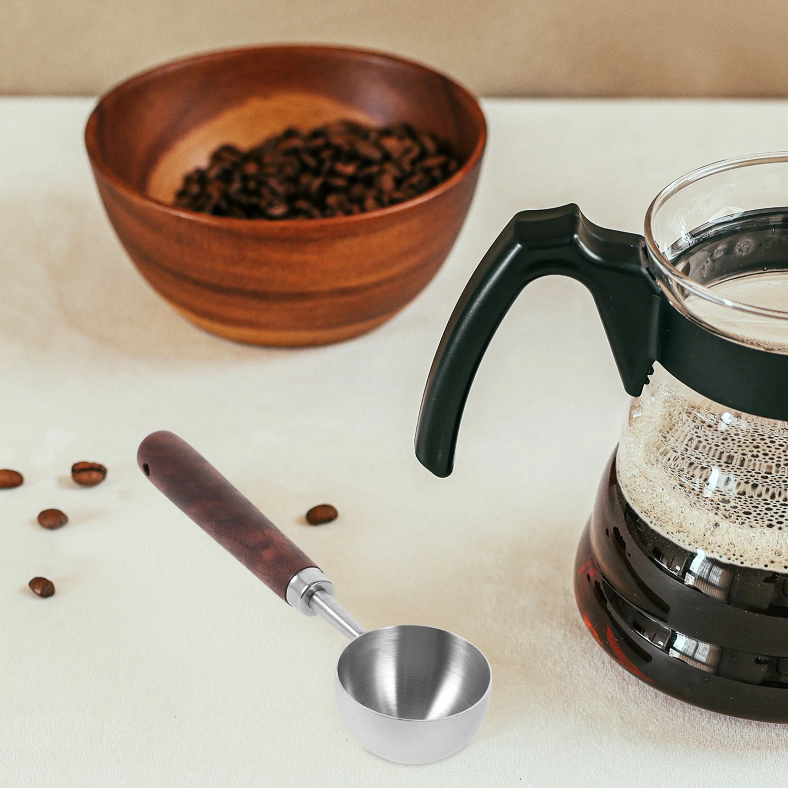 

Stainless Steel Measuring Spoon Coffee Scoop for Beans Powder Spices Long Handle Ergonomic Accurate Scoop Multi-Function