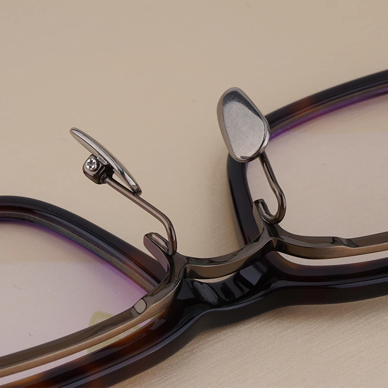 النمط الياباني خلات مربع إطارات النظارات للرجال غطاء الوجه مع الحاجب إطار نظارات رجال الأعمال النظارات NPM-58