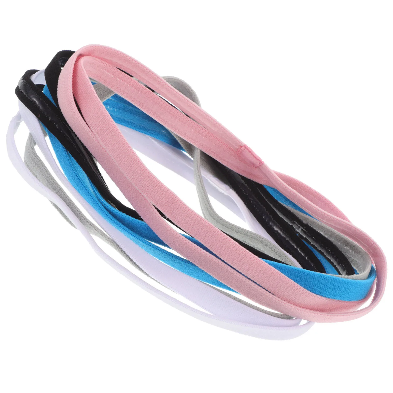 

Sports Headband for Gym Running Sweat-Wicking Adjustable Elastic Stretchy Unisex Fitness Exercise Sweatband Soft Breathable