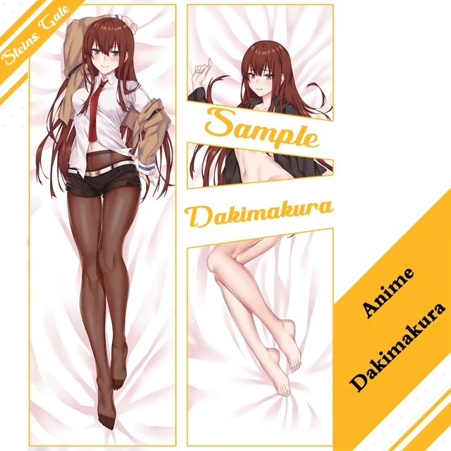 Anime Dakimakura Gate Makise Kurisu Pillowcase Hugging Body Pillow Cover Full Size Bed Cushion Pillow Case Home Decor 6 Sizes AliExpress