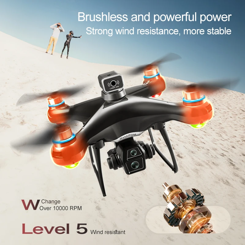 벡신 뉴 Z3 GPS 드론 4.3인치 화면 5G WIFI FPV 전문가용 듀얼 8K HD 카메라 브러시리스 접이식 RC 쿼드콥터