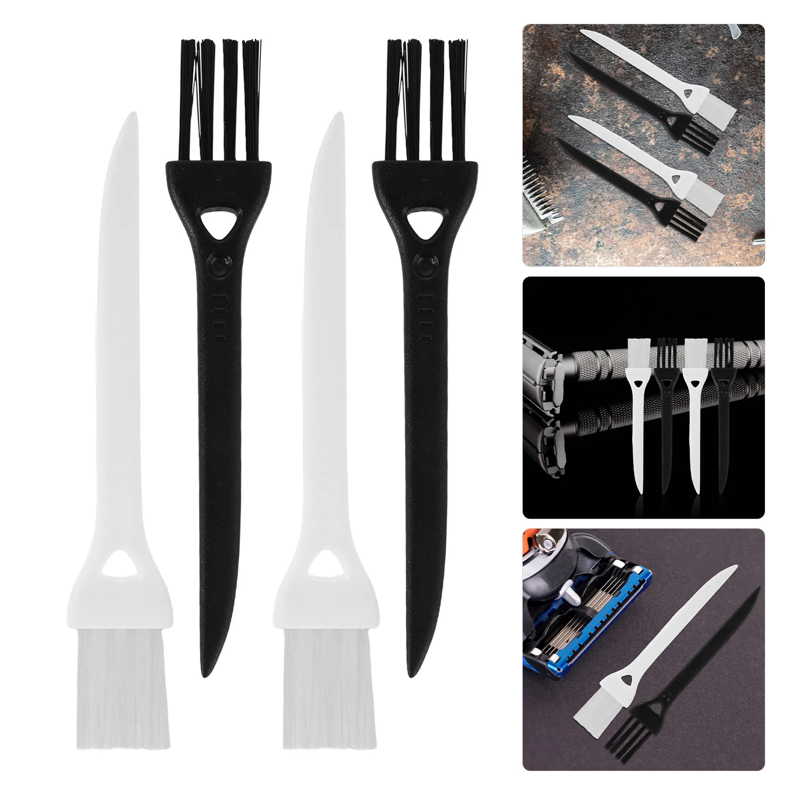 10 pcs Cleaning Brush Kitchen Handle Halloween Christmas New Year Detail Cleaning Brushes Cleaning Brush Set