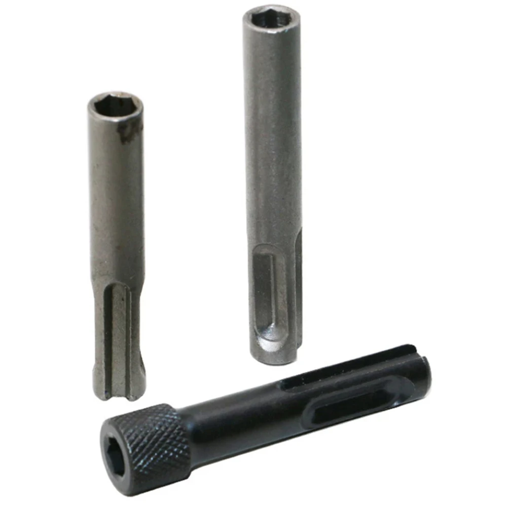 3ชิ้นสองหลุม SDS ปลอกต่อขยายหกเหลี่ยมภายในสองช่องค้อนไฟฟ้าชุดเครื่องมือแปลงบิตแรงกระแทก