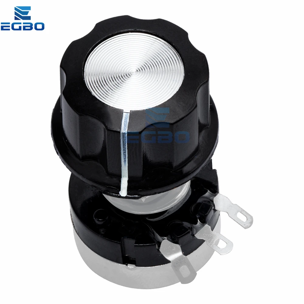 EGBO  MF-A03 RV24YN20S Potentiometer Knob Cap Inner 6.4mm Rotary Switch Bakelite Knob WH118 WX050 Potentiometer Switch