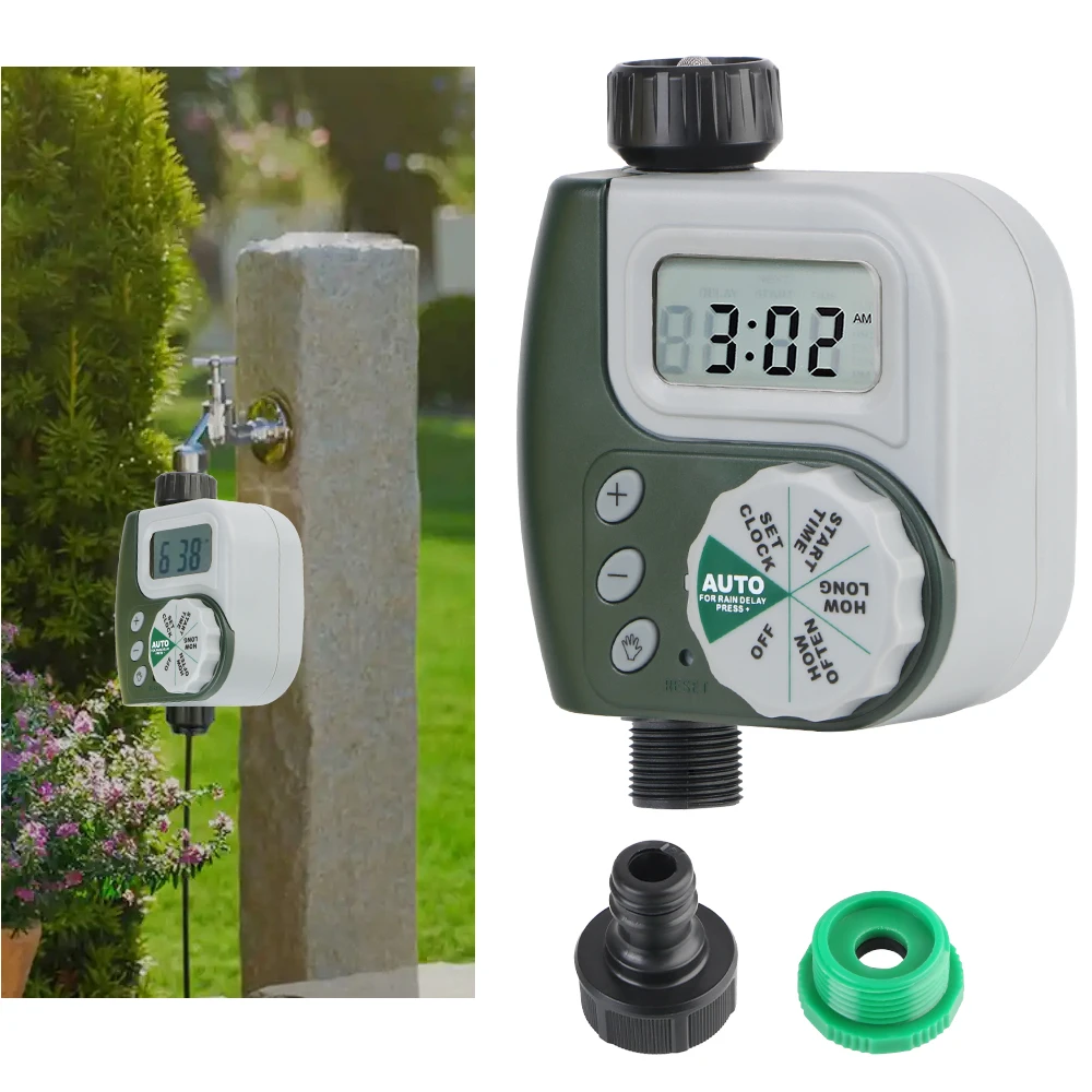 LCD Screen Dial Controller Multiple Program ​Automatic Garden Watering Timer Intelligent Irrigation Timer Digital Clock