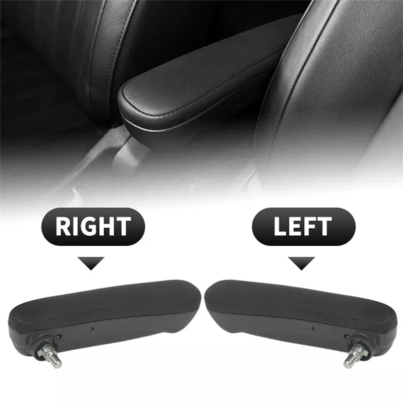 

A99F-1Pair Front Seat Armrest Handles 6BV48KRLAA 6BV31KRLAA For FIAT 500 2016-2019 Left+Right Inboard Seat Armrest