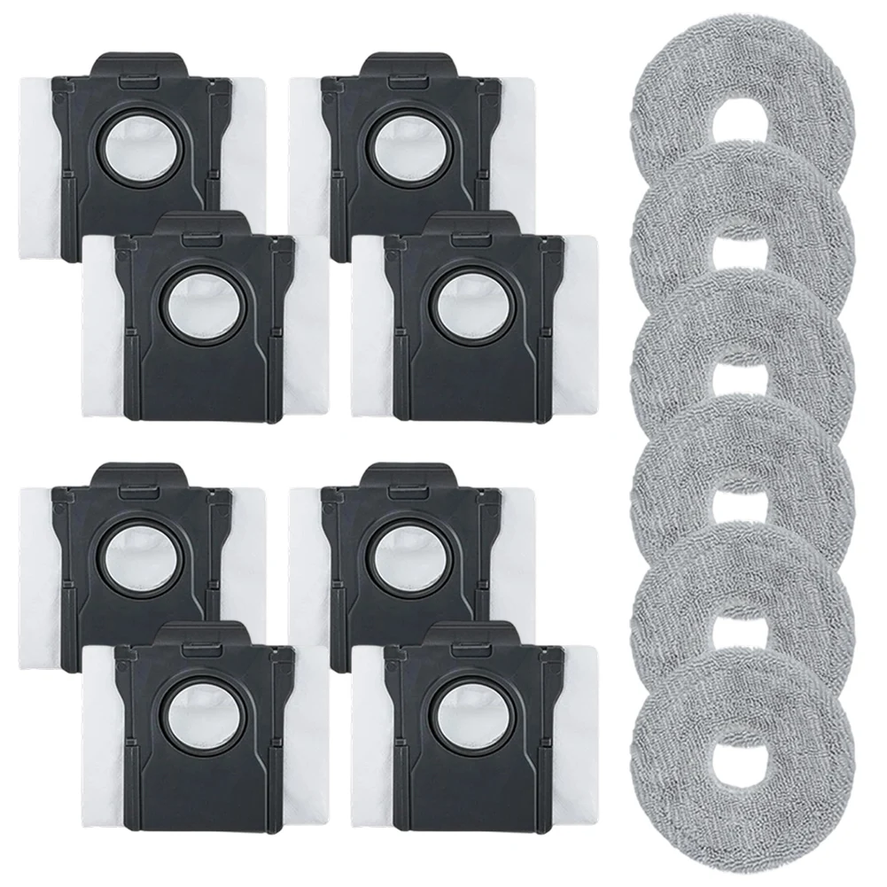 交換用モップクロスとダストバッグキット L10s Pro用、Ultra Heat/X40用、Ultra/X50ロボット掃除機用、詰まり防止部品