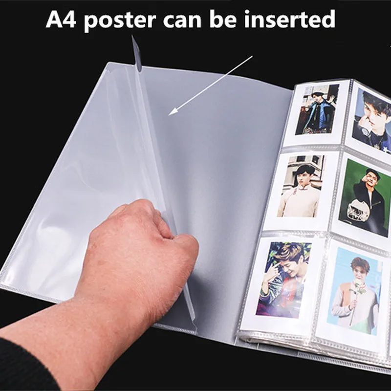 Big Mac 540 Capacity Cards Holder Albums with 30 Page for Board Game Star Celebrity Card Photo Collect Album Book Sleeve Holders