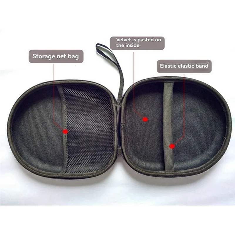 優れたキャリングケース ON-EAR J03B、J03S T450BT ヘッドフォン収納ボックス キャリーバッグ Sony CH520 XB650BT WH-Ch700n レッド