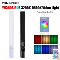 YONGNUO YN360s LED Video Photography Light 3200K-5500K RGB Colorful  Ice Stick Professional Photo Lamp with APP Remote Control