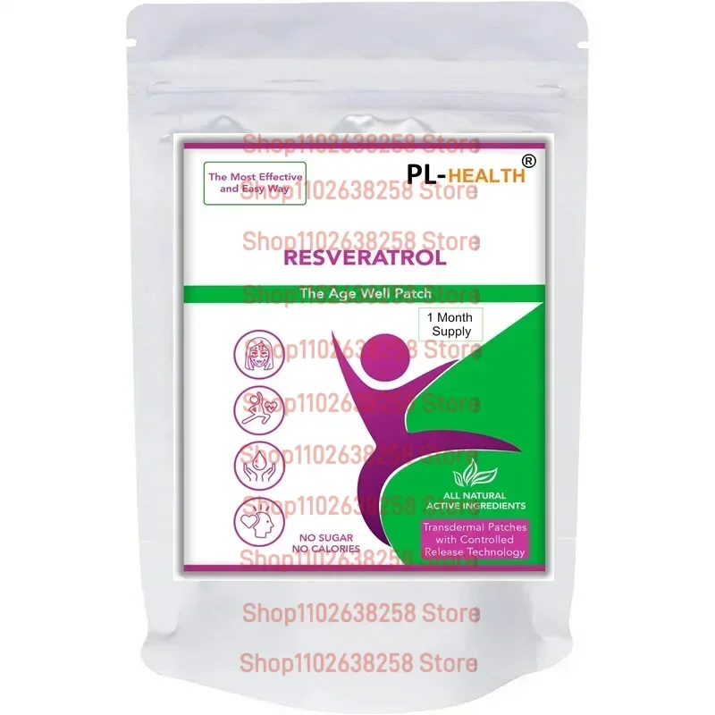 Resveratrol Patches - Transdermal Patches 30 Patches One Month Supply