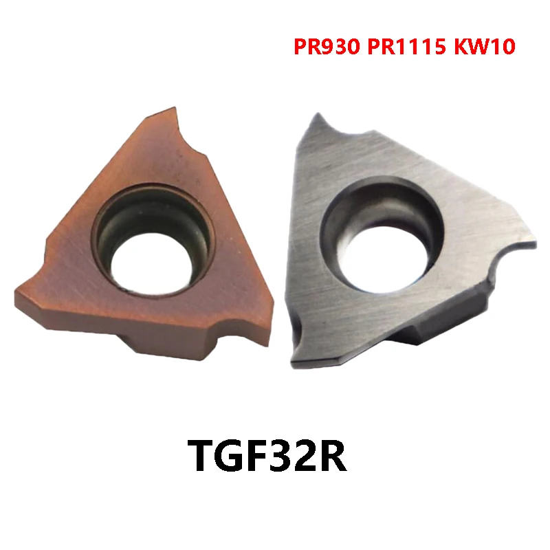 Original TGF32R 125 150 100 175 Shallow Trough Carbide Inserts PR930 KW10 CNC TGF32R125 TGF32R100 TGF32R150 TGF32R200 TGF32R050