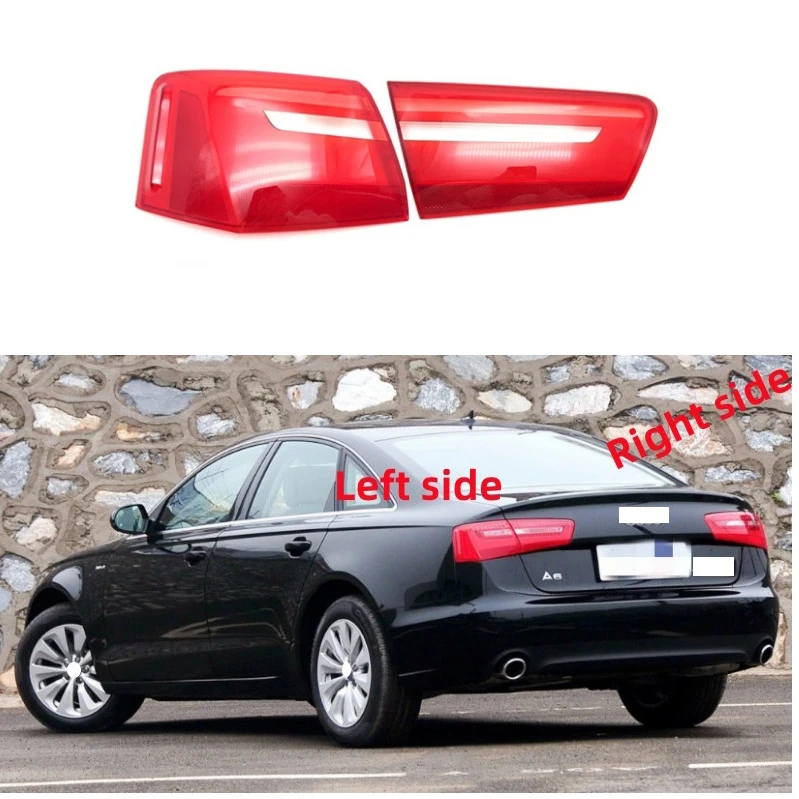 

For AUDI A6 C7 2012 2013 2014 2015 Rear Taillight Shell Brake lights Shell Replacement Auto Rear Shell Cover