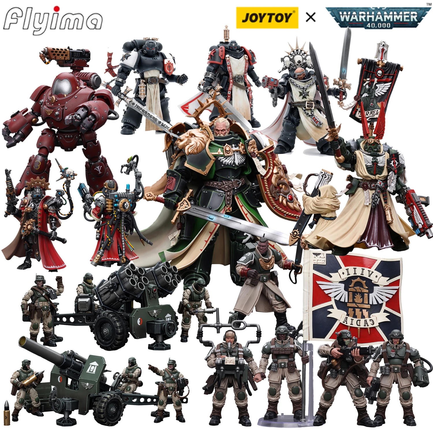 

[IN STOCK]JOYTOY 1/18 Warhammer 40k Action Figure Dark Angels Primarch Lion El‘Jonson&Astra Militarum Model Gift Free Shipping