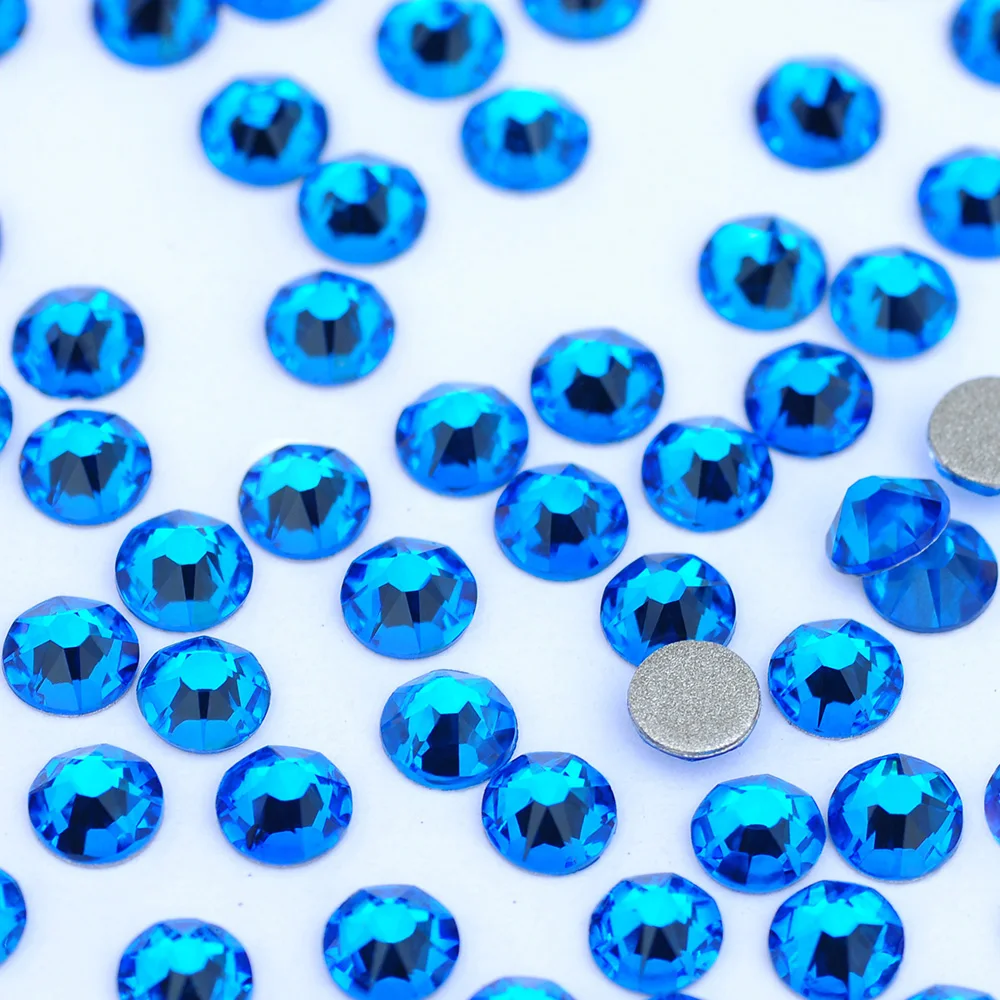 PUBRILEX 16-Facetten Kristall-Strass XILION 2088 XIRIUS Rose Ohne Hotfix Flache Rückseite Kaltfixierung Strass für Nagelkunst, Zähne, Taschen, Schmuck – Detail 12