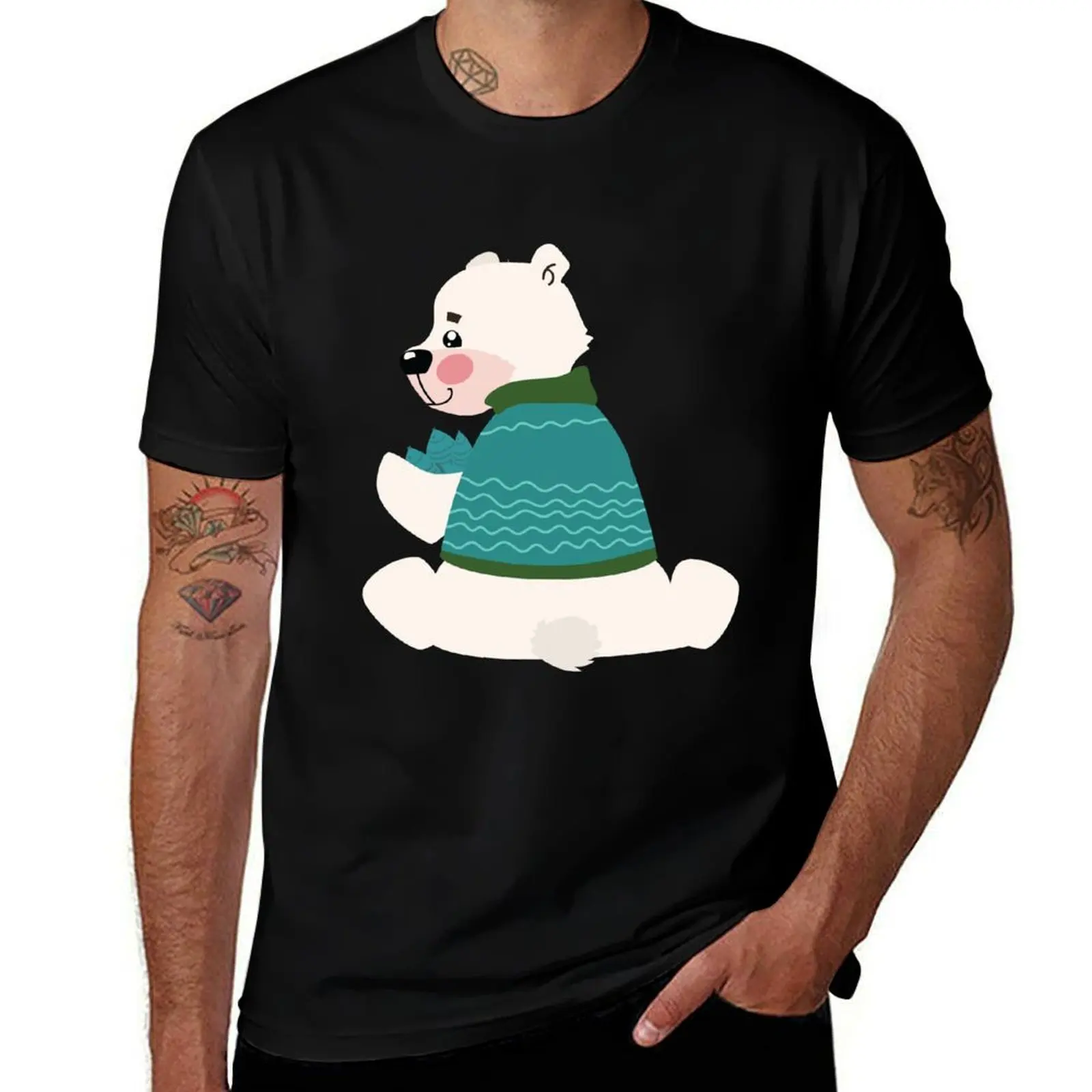 

christmas Polar Bear T-Shirt funny t shirts man mens graphic t shirts anime tshirt T-Shirt