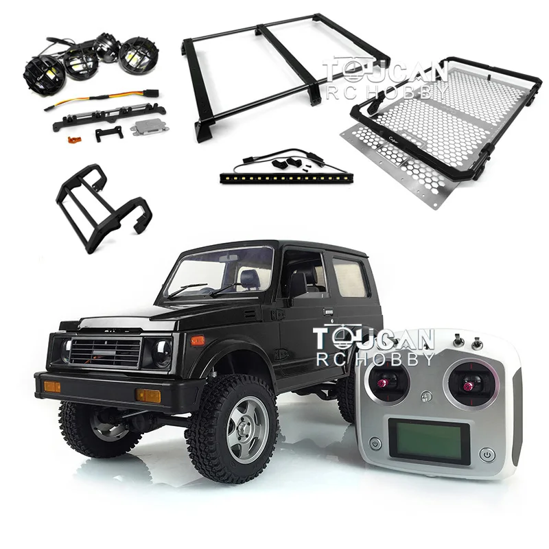 Capo 1/6 RC Remote Control SIXER1 Car Crawler RTR Samurai Motor Roof Light Rack Outdoor Toys For Boys Gift THZH0561-SMT6