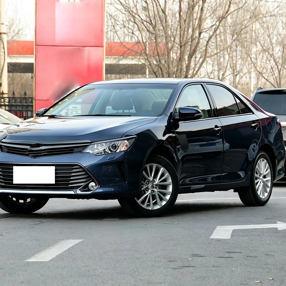 For Toyota Camry XV50 2012-2016 Exterior Window Decoration Sticker Glossy Black Chrome Delete Protective Film