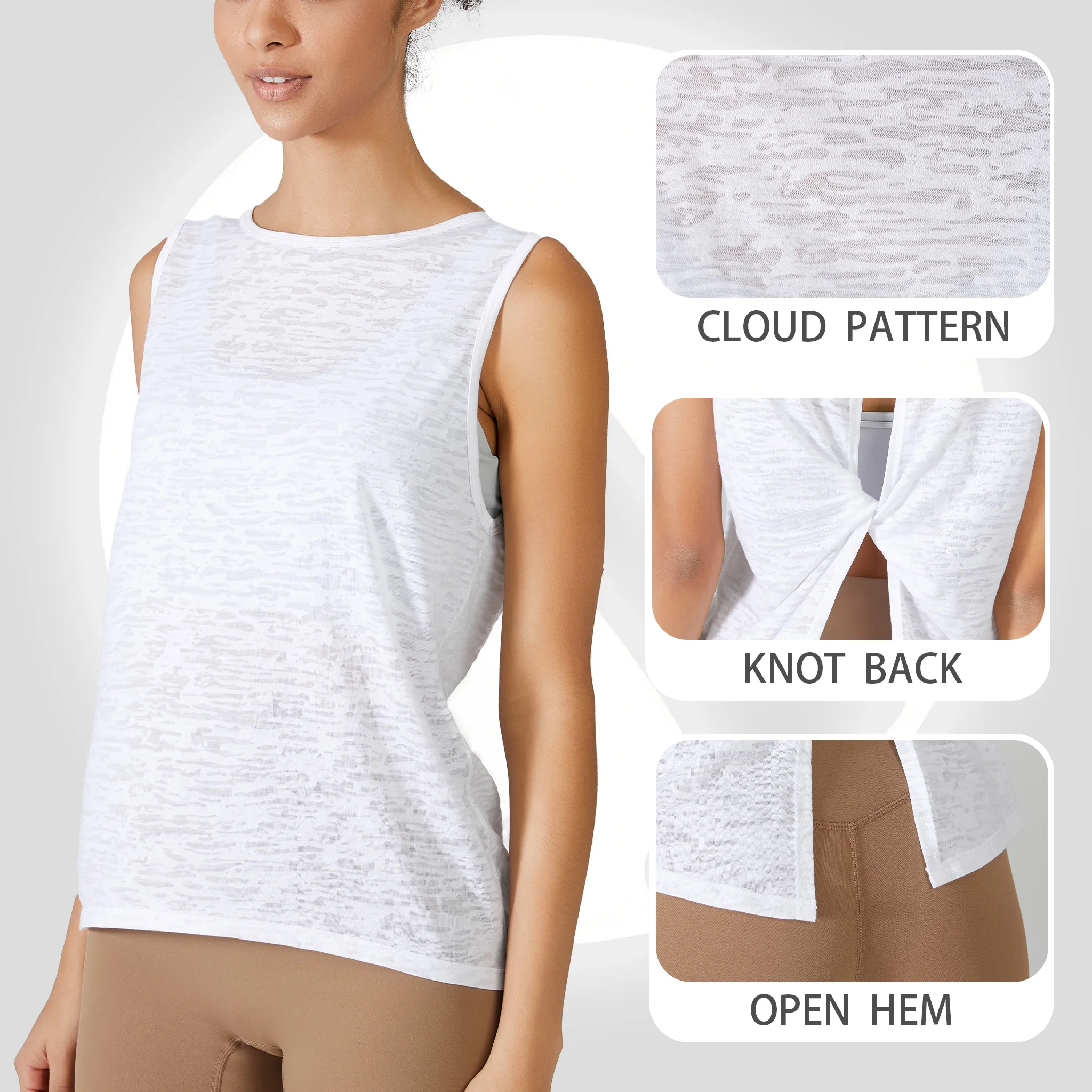 Camisetas sin mangas de entrenamiento con espalda cruzada para mujer, camisetas de entrenamiento para correr en gimnasio, chaleco de Yoga deportivo