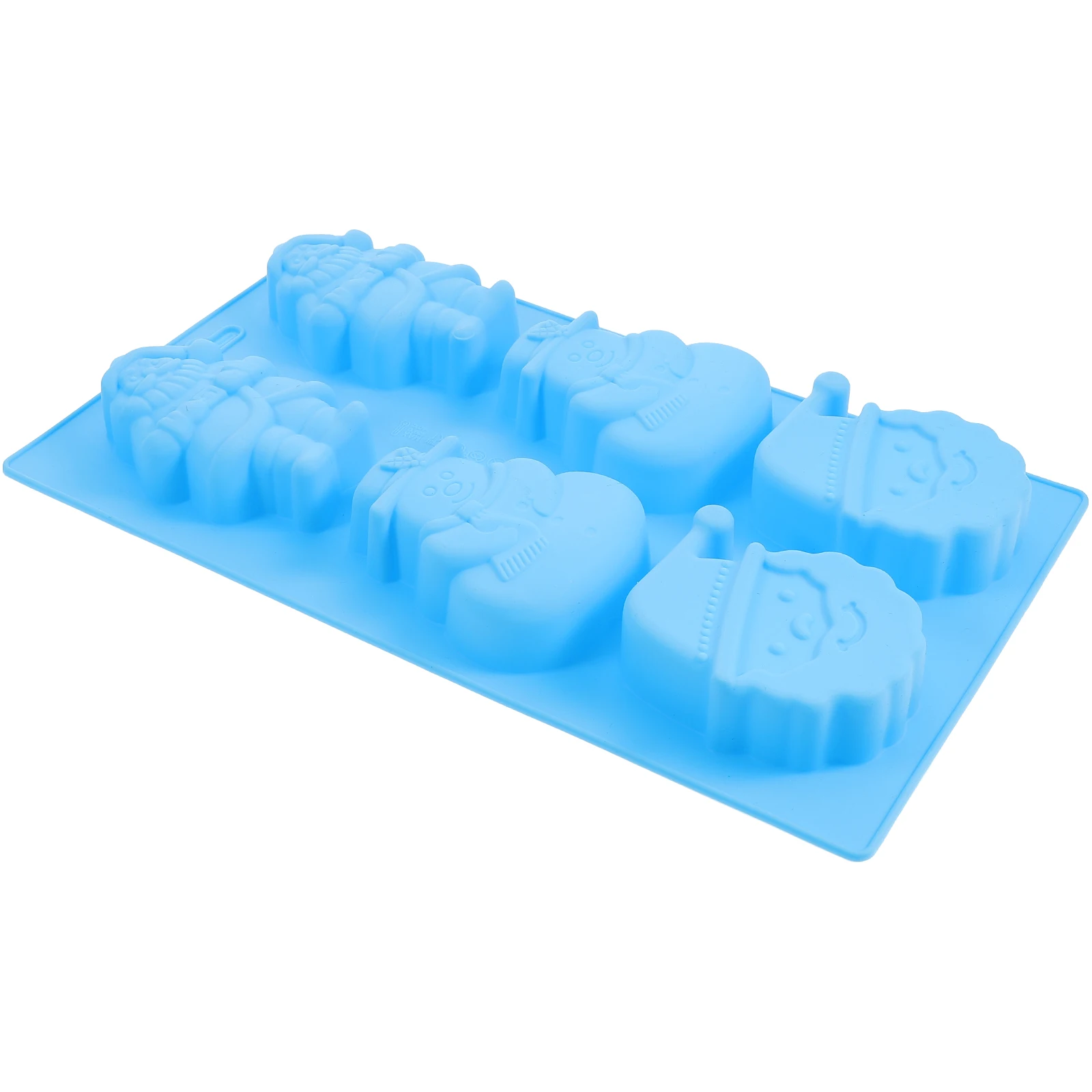 

Santa Claus Snowman Cake Mold Silicone Baking Molds for Home Professional Kitchen Use Candy Chocolate Fondant