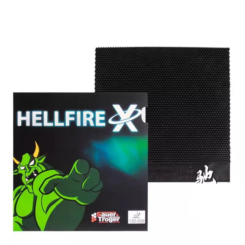 Hellfire تنس الطاولة المطاط OX ألمانيا سوبر متوسطة الجسيمات البثور الطويلة OX لينة بينغ بونغ المطاط خصائص تدور فريدة من نوعها